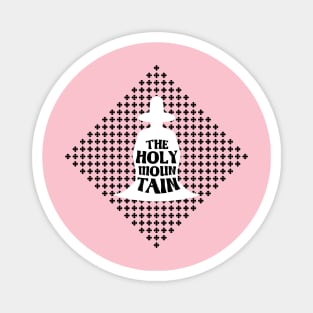 The Holy Mountain (white silhouette) Magnet